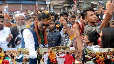 প্রিয় মানুষকে পেয়ে আনন্দে ভাসছে ভোটাররা